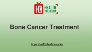 bone cancer treatment