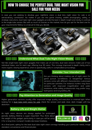 Upgrade Your Night Vision Capabilities for Clearer Vision