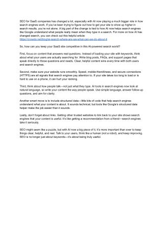 The Ultimate Guide to SEO for SaaS in the Age of AI