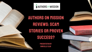 Authors on Mission Reviews Scam Stories or Proven Success