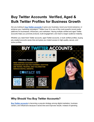 How to start a career as an influencer by buying a Twitter account?
