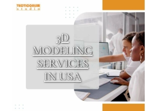 3D Modeling Services in USA