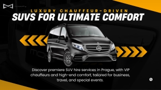 Luxury Chauffeur-Driven SUVs for Ultimate Comfort