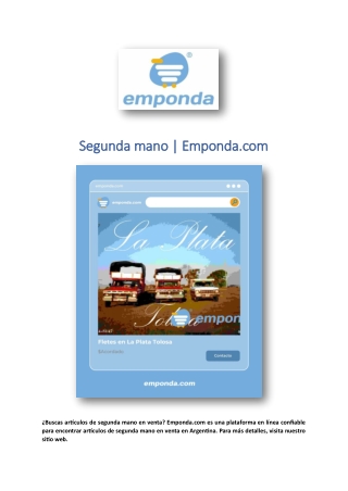 Segunda mano | Emponda.com
