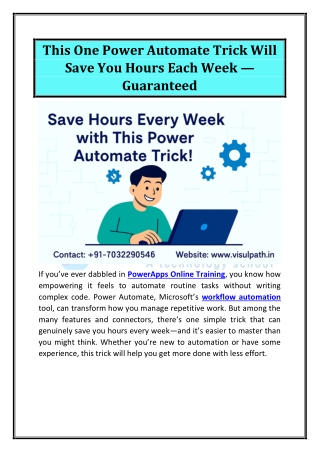 PowerApps and Power Automate Online Training for Beginners