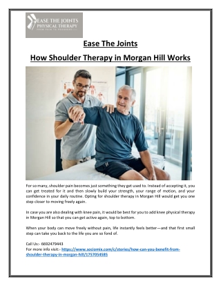 Effective Knee Physical Therapy for Injury Rehabilitation