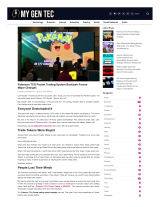 Pokemon TCG Pocket Trading System Backlash Forces Major Changes