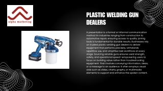 plastic welding machines