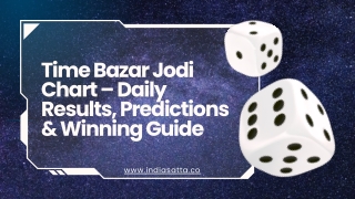 Time Bazar Jodi Chart – Daily Results, Predictions & Winning Guide