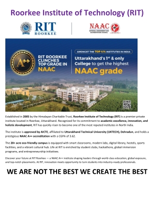 Roorkee Institute of Technology