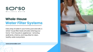 Whole-House Water Filter Systems