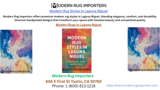 Modern Rugs in Laguna Niguel