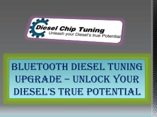 Bluetooth Diesel Upgrade for Maximum Performance