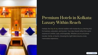 Premium Hotels in Kolkata – Stay at Revaa Hotels Salt Lake