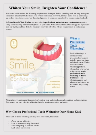 Whiten Your Smile, Brighten Your Confidence