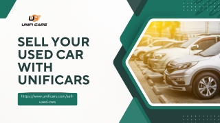 Sell your used cars with Unificars