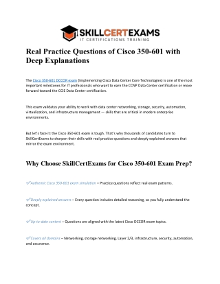 350-601ISC2 CISSP Certification Practice Tests | SkillCertExams