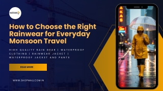 Best Waterproof Clothing for Monsoon – Durable Rainwear Jackets & Gear in India