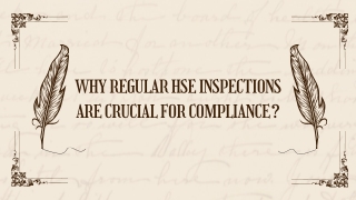 Why Regular HSE Inspections Are Crucial for Compliance