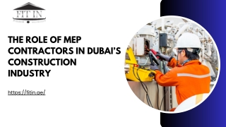 The Role of MEP Contractors in Dubai’s Construction Industry