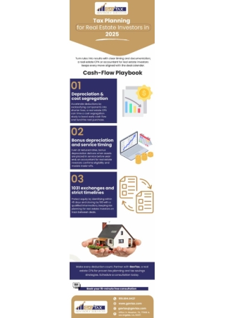 Tax Planning for Real Estate Investors in 2025