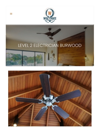 Level 2 Electrician Burwood