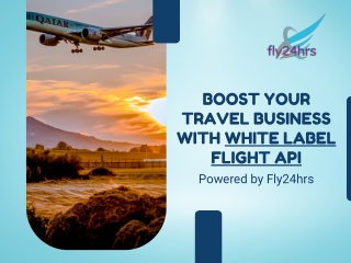 Boost Your Travel Business with White Label Flight API