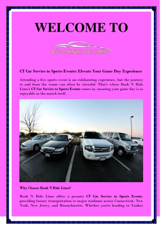 Reliable Stadium Transportation Across Connecticut