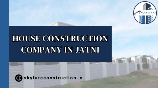 House Construction Company in Jatni