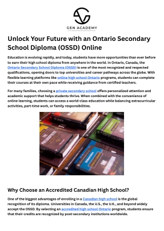 Private Secondary School