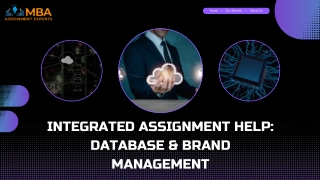Integrated Assignment Help Database & Brand Management