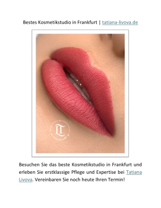 Permanent Make Up Studio in Frankfurt | tatiana-livova.de