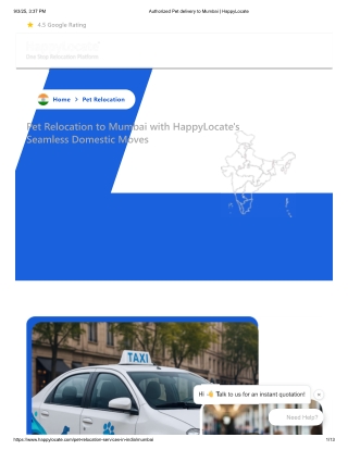 Authorized Pet delivery to Mumbai