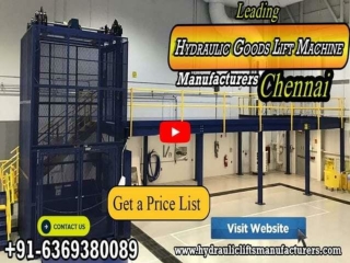 Goods Lift Companies in Chennai