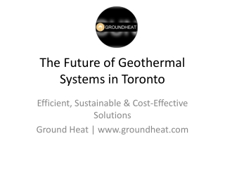 Geothermal System For Home toronto