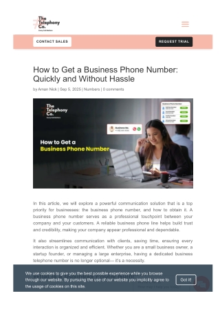 how to get business phone number