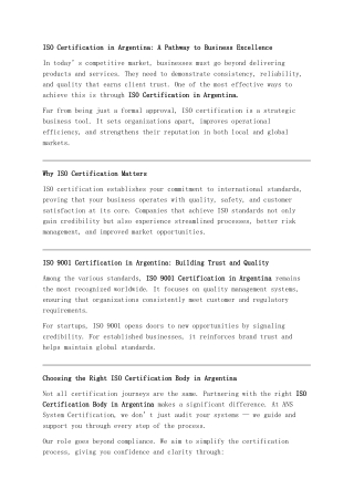 ISO Certification in Argentina A Pathway to Business Excellence (3)