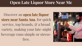 Open Late Liquor Store Near Me