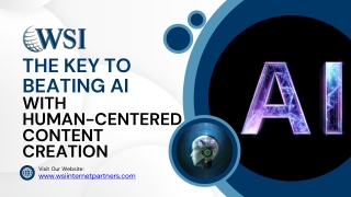 The Key to Beating AI With Human‑Centered Content Creation