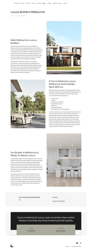 Luxury Builders Melbourne