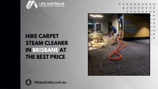 Hire Carpet Steam Cleaner In Brisbane At The Best Prices
