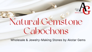 Natural Gemstone Cabochons, Wholesale Stones, Jewelry-Making Cabochons