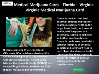 Medical Marijuana Cards - Florida – Virginia - Virginia Medical Marijuana Card