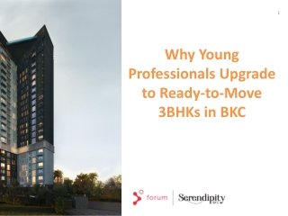 Why Young Professionals Upgrade to Ready-to-Move 3BHKs in BKC