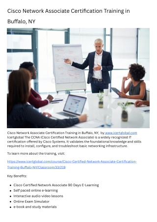 Cisco Network Associate Certification Training in Buffalo, NY
