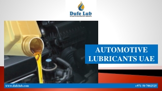 AUTOMOTIVE LUBRICANTS UAE