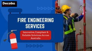 Fire Engineering Services Decobu Wet & Dry Fire Protection Experts - Australia