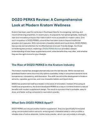 DOZO PERKS24