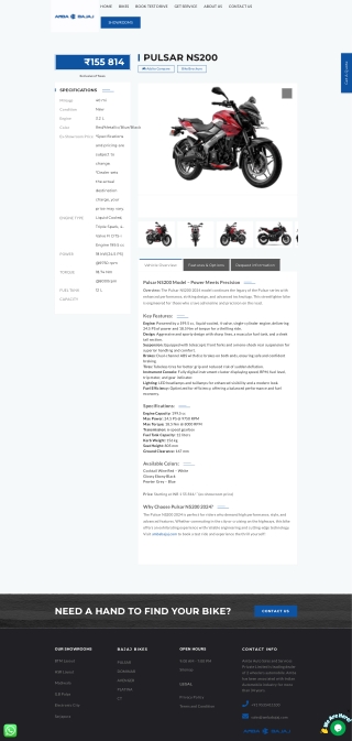 Bajaj Pulsar NS 200 - Amba Bajaj