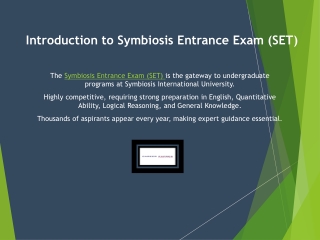 Introduction to Symbiosis Entrance Exam (SET) - Career Express
